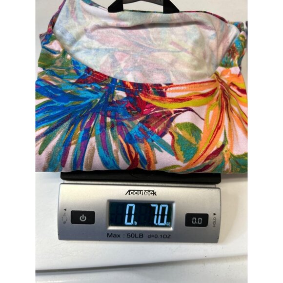 Investments Petites PL Floral Print Multicolor Viscose Womens Top - Picture 7 of 7